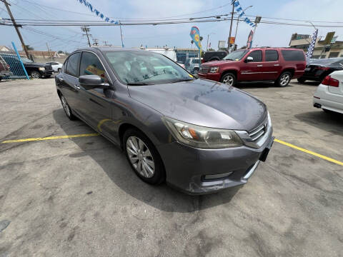 2014 Honda Accord for sale at ROMO'S AUTO SALES in Los Angeles CA