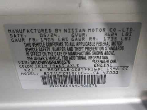 2024 Nissan Versa SV