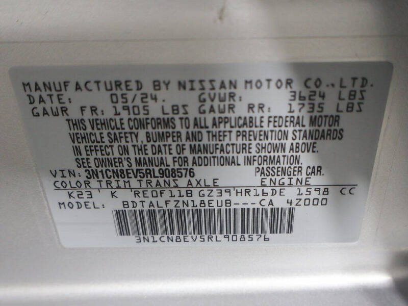 2024 Nissan Versa SV