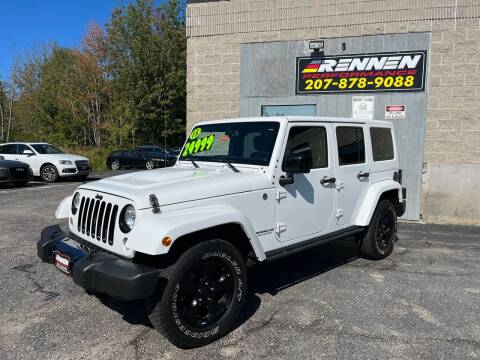2015 Jeep Wrangler Unlimited for sale at Rennen Performance in Auburn ME