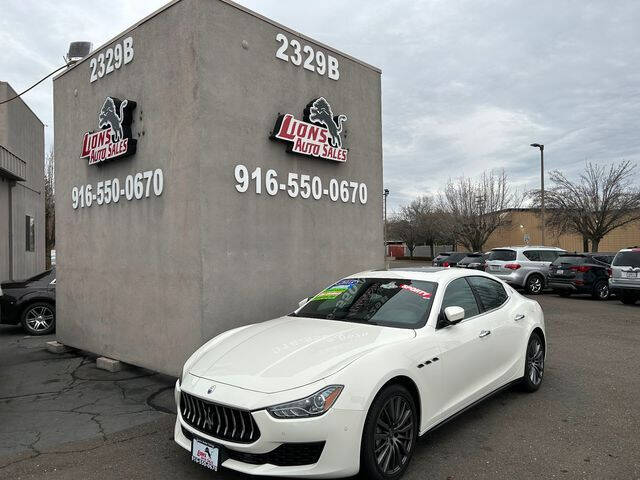 2018 Maserati Ghibli for sale at LIONS AUTO SALES in Sacramento CA