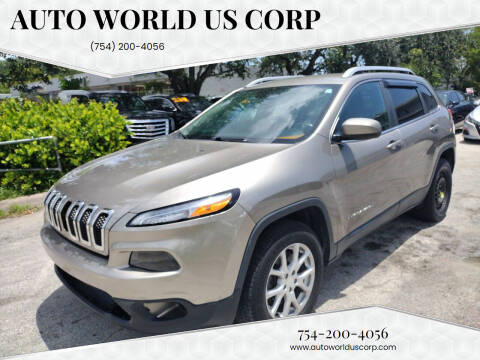 2016 Jeep Cherokee for sale at Auto World US Corp in Plantation FL