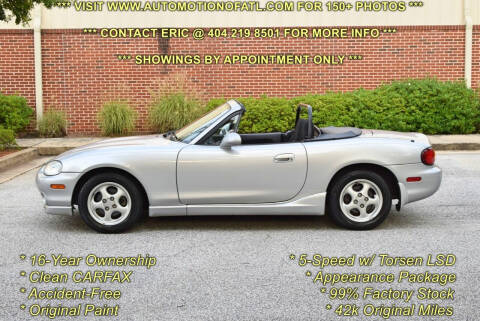 1999 Mazda MX-5 Miata for sale at Automotion Of Atlanta in Conyers GA