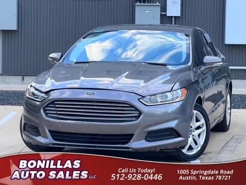 2013 Ford Fusion for sale at Bonillas Auto Sales in Austin TX