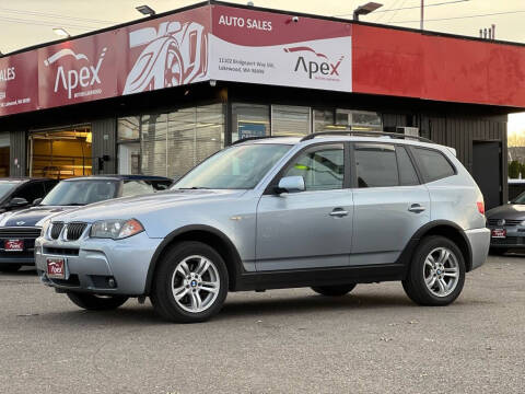2006 BMW X3 for sale at Apex Motors Lakewood LLC in Lakewood WA