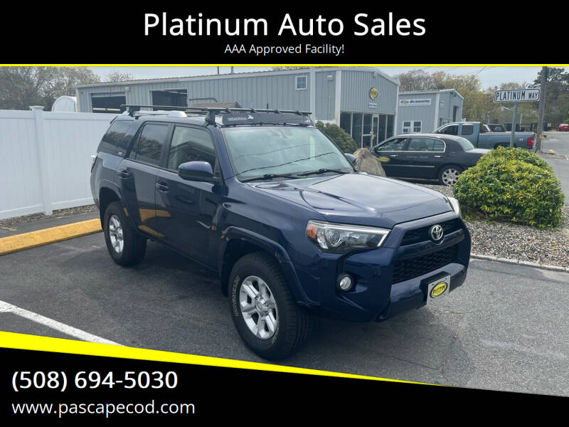 2017 Toyota 4Runner for sale at Platinum Auto Sales in South Yarmouth MA