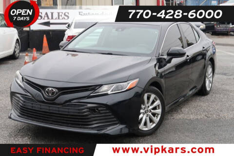 2018 Toyota Camry for sale at VIP Kars in Marietta GA