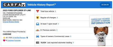 2023 Ford Explorer ST-Line