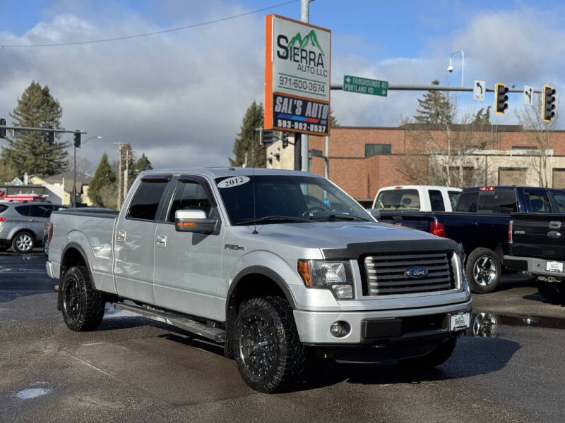 2012 Ford F-150 for sale at SIERRA AUTO LLC in Salem OR