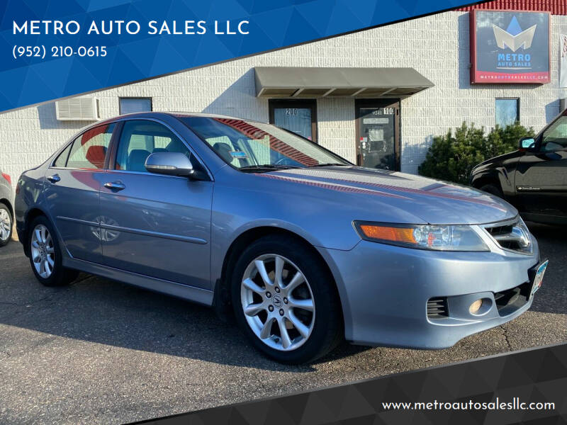 2008 Acura TSX for sale at METRO AUTO SALES LLC in Lino Lakes MN