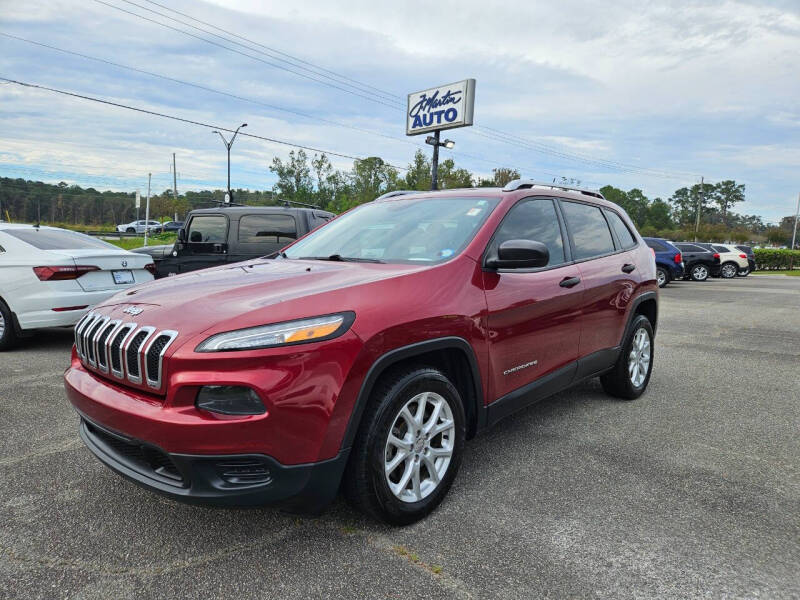 2015 Jeep Cherokee for sale at J. MARTIN AUTO in Richmond Hill GA