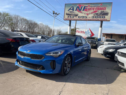 2021 Kia Stinger for sale at ANF AUTO FINANCE in Houston TX