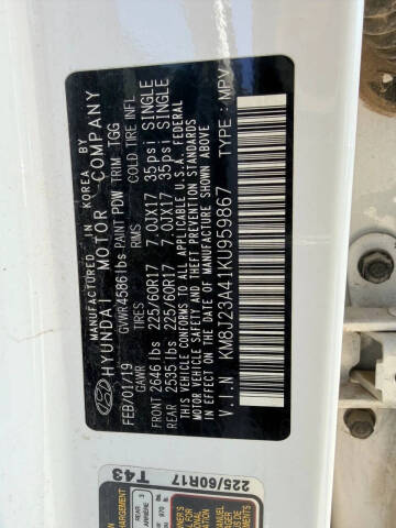 2019 Hyundai Tucson SE