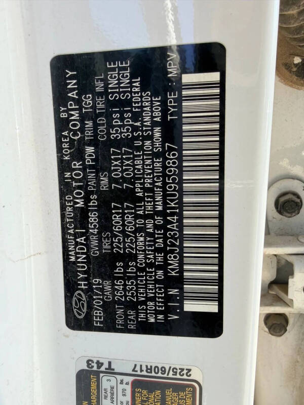 2019 Hyundai Tucson SE