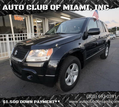 2012 Suzuki Grand Vitara for sale at AUTO CLUB OF MIAMI, INC in Miami FL