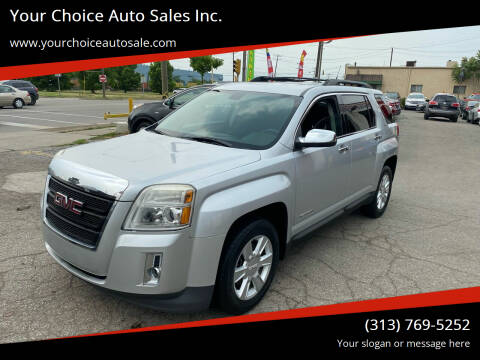 2011 GMC Terrain for sale at Your Choice Auto Sales Inc. in Dearborn MI