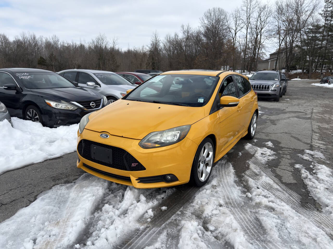 Yellow 2013 Ford Focus ST ST 4dr Hatchback 2