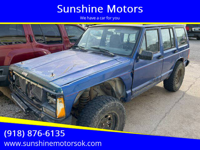 1995 Jeep Cherokee for sale at Sunshine Motors in Bartlesville OK