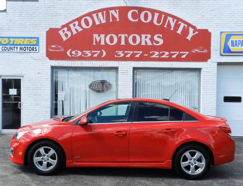 2015 Chevrolet Cruze for sale at Brown County Motors in Russellville OH