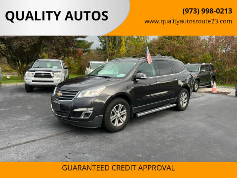 2016 Chevrolet Traverse for sale at QUALITY AUTOS in Hamburg NJ