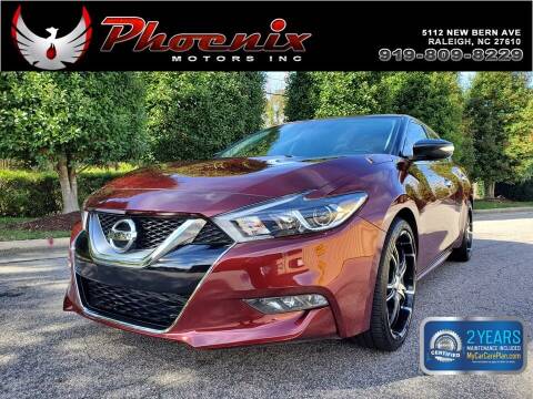 2017 Nissan Maxima for sale at Phoenix Motors Inc in Raleigh NC