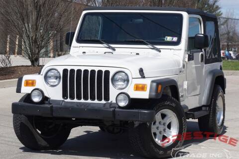 2004 Jeep Wrangler for sale at Prestige Trade Inc in Philadelphia PA
