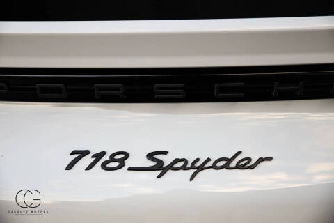 2022 Porsche 718 Boxster Spyder