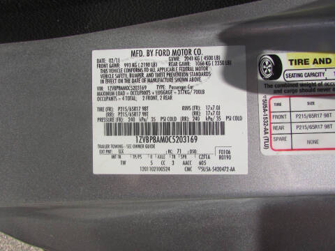 2012 Ford Mustang V6 Premium