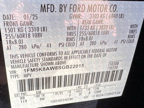 2025 Ford Explorer Hybrid Police Interceptor Utility