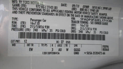 2014 Ford Focus SE