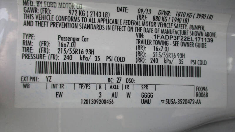 2014 Ford Focus SE