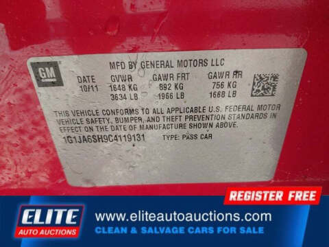 2012 Chevrolet Sonic LS