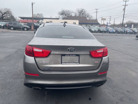 2015 Kia Optima for sale at Auto Solution in San Antonio TX