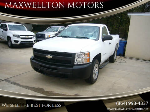 2011 Chevrolet Silverado 1500 for sale at MAXWELLTON MOTORS in Greenwood SC