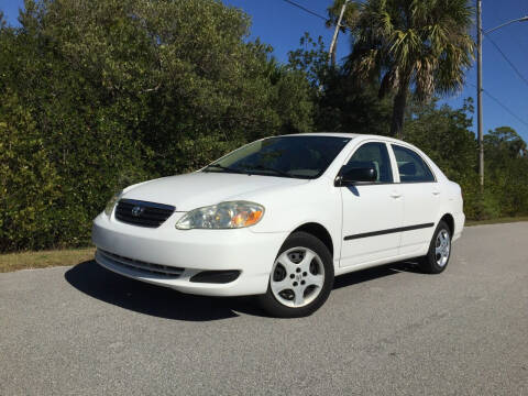 2007 Toyota Corolla for sale at VICTORY LANE AUTO SALES in Port Richey FL