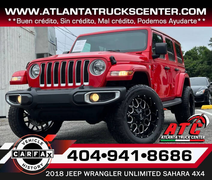 2018 Jeep Wrangler Unlimited for sale at ATLANTA TRUCK CENTER LLC in Doraville GA