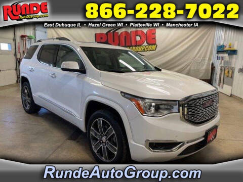 2017 GMC Acadia for sale at Runde PreDriven in Hazel Green WI