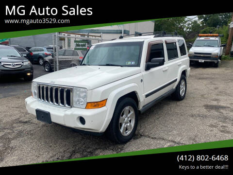 2007 Jeep Commander for sale at MG Auto Sales in Pittsburgh PA