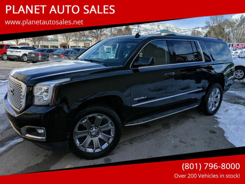 2015 GMC Yukon XL for sale at PLANET AUTO SALES in Lindon UT