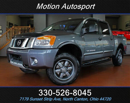 2014 Nissan Titan for sale at Motion Auto Sport in North Canton OH