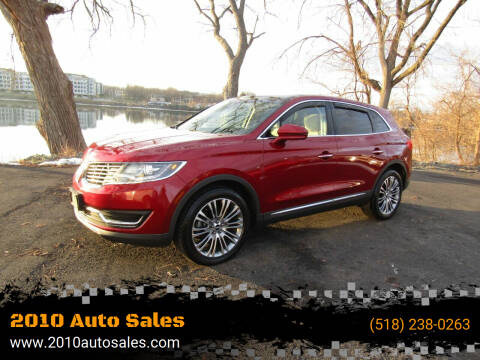 2016 Lincoln MKX for sale at 2010 Auto Sales in Troy NY