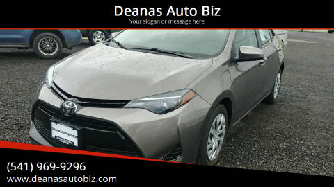2017 Toyota Corolla for sale at Deanas Auto Biz in Pendleton OR