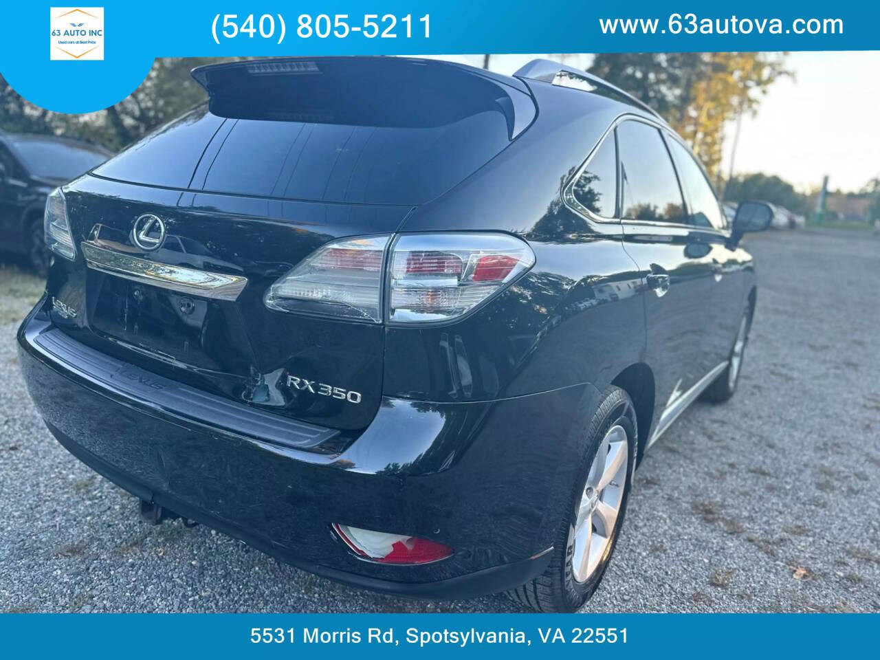 2010 Lexus RX 350 for sale at 63 Auto Inc in Spotsylvania, VA