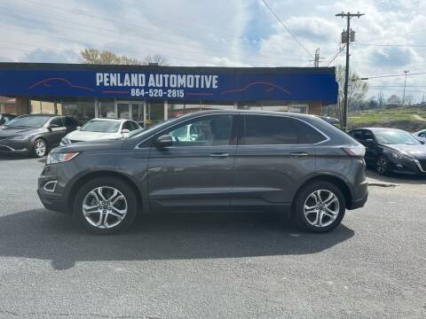 2018 Ford Edge for sale at Penland Automotive Group in Laurens SC