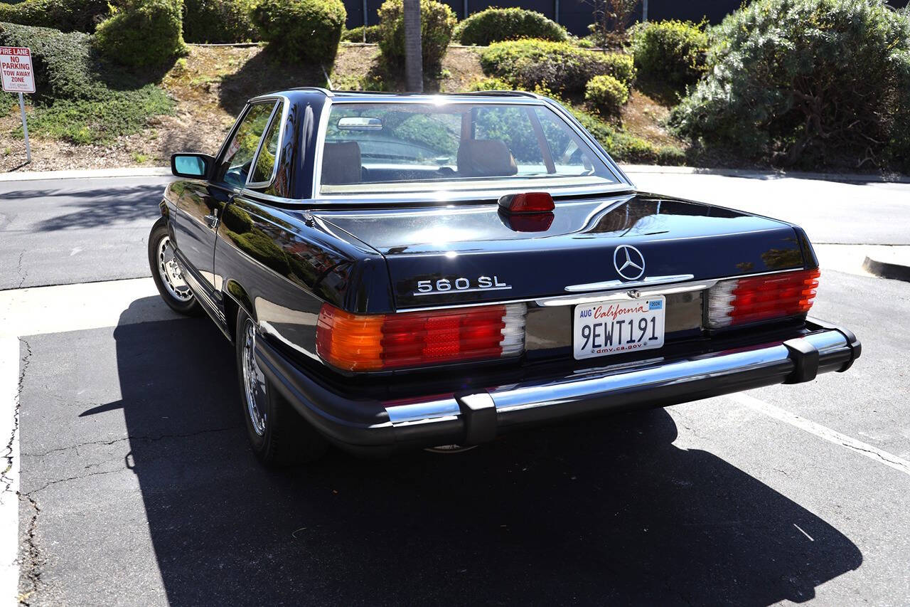 1987 Mercedes-Benz 560-Class for sale at DE AUTOS INC in San Juan Capistrano, CA