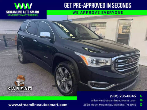 2018 GMC Acadia for sale at Streamline Auto Smart in Memphis TN