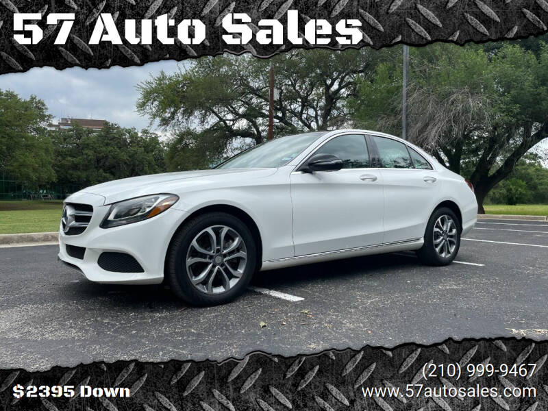 2017 Mercedes-Benz C-Class for sale at 57 Auto Sales in San Antonio TX