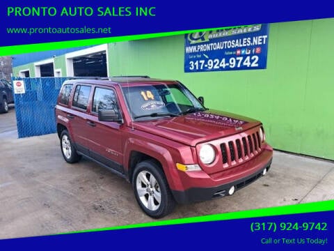 2014 Jeep Patriot for sale at PRONTO AUTO SALES INC in Indianapolis IN