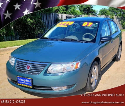 2007 Saturn Ion for sale at Chicagoland Internet Auto - 410 N Vine St New Lenox IL, 60451 in New Lenox IL