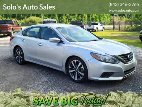 2016 Nissan Altima for sale at Solo's Auto Sales in Timmonsville SC